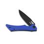 KUBEY Raven Liner Lock Flipper Knife Blue G10 Handle KB245H