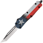 CobraTec Medium FS-3 Cerakote Texas Flag Tanto Serrated 06CT113