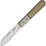 Lionsteel Spear M390 blade,  green Canvas Handle, Ti Bolster &amp; liners CK0111 CVG