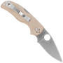 Spyderco Native 5 Braun Canvas Micarta CPM CRU-WEAR C41MPCW5