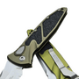 Microtech SOCOM ELITE AUTO T/E STONEWASH FULL SERRATE OD GREEN 161A-12OD