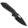 Bestech SHODAN S35VN, Black Stone Wash, Titanium, Black BT1910B