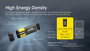 Nitecore Carbon Battery™ 12K Extended Headlamp Runtime Kit Compatible with NU40, N43, NU50, HC65 UHE