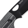 Kizer Vagnino Zipslip Slipjoint, Micarta Noire - V3507N4