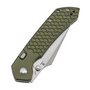 Tenable Knives Fenrir Stonewashed Nitro V,Green Anodized Aluminum+  Fishscale B1034H7