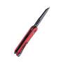 KUBEY Duroc Liner Lock Flipper Small Pocket Folding Knife Red G10 Handle KU332F