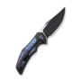 We Knife Magnetron Black Titanium Handle With Flamed Titanium Inlay WE18058-4