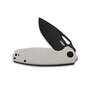 KUBEY Tityus Liner Lock Flipper Folding Knife Ivory G10 Handle KU322H