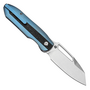 Kansept Thunderhead Stonewashed CPM S35VN, Ti Albastru cu Incrustație Shred CF K1106A3