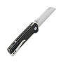 QSP Knife Penguin, Satin D2 Blade, CF Overlay G10 (Blue) Handle QS130-TBL