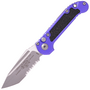 Microtech LUDT GEN III T/E APOCALYPTIC PART SERRATE PURPLE 1136-11APPU