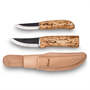 ROSELLI Hunting knife and Carpenter knife, combo sheath, carbon R190