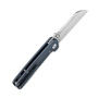 QSP Knife Penguin, Stonewash 154CM Blade, Blue Titanium Handle QS130-R