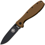 BRK-ESEE Zancudo Framelock Coyote brown Finish Black BRKR1CBB