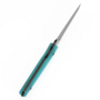 Tenable Knives Parr Blackwash 14C28N Tiffany Blue G10