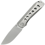 KB Zephyr Silver Beadblast M390 Grey Integral Ti KB470A