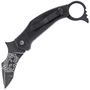 FOX knives WIHONGI TACTICAL, MOA N690CO BLACK IDRO.STONEWASHED BLADE,G10 BLACK FX-653