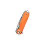 QSP Knife Nebula 14C28N, mirror polish,  Orange Bone, Linerlock QS168-D