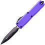 Microtech UTX-85 GEN IV D/E BLACK STANDARD PURPLE 12324-1PU