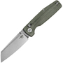 Bestech SLASHER D2 Stone wash Micarta Green Bar Lock BG56B-1