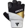 RDX GYM GLOVE LEATHER S11 WHITE/BLACK XXXL