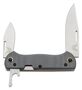 BENCHMADE Weekender 2-Blade Slipjoint Folding Knife, Cool Gray G-10 - 317