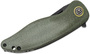 Petrified Fish PFP06 Simum Black Stonewash K110 Green Micarta PFP06GRMDW