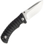 BLACK FOX metsästyspuukko DROP POINT BLD 440C MUSTA KAHVA NYLON KUMI BF-130B