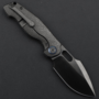 Kunwu Gringo DLC Black S390 Honeydew Texture Titanium Full DLC K712T-4