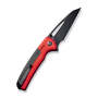 CIVIVI Sentinel Strike Red Aluminum Handle With Black FRN Integral Spacer Black K110 Blade C22025B-1