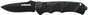 Schrade Black Tanto 4116 Oțel, Blocare cu Buton, Siguranță pe Spatele Mânerului