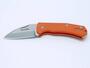 Fox Knives BLACK  SLIPJOINT NIDHUG KNIFE ORANGE G10 HANDLE BF-714OR