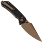 Tenable Knives Fenrir Rose Gold Coated Nitro V, Černá G10 s Frag Pattern T1034