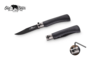 OLD BEAR® L - BLACK PTFE COATED BLADE, BLACK LAMINATED HANDLE 9303/21_MNK