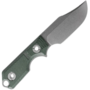 Vosteed Quokka 14C28N Stonewash Green Micarta D0601