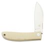 Fox Knives FX-273 MI Livri Slipjoint Folding Knife M390 Blade, Micarta Leather Pouch