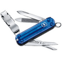 Victorinox Nail Clip 580, 65 mm, blue transparent 0.6463.T2