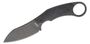 Lionsteel Fixed Blade M390 BLACK washed, Solid G10 handle, KYDEX sheath, Skinner H1B GBK