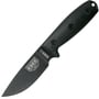 ESEE KNIVES MODEL 3 Black Black Black Black G10 Survival Knife 3 PMB-001 Black Sheath + Belt Clip 3 