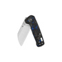 QSP Knife Penguin Mini 14C28N, CF overlay G10 Blue QS130XS-D1