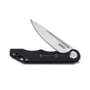 KUBEY Mizo Liner Lock Front Flipper Zavírací Nůž Černá Rukojeť G10 KU2101A