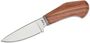 Lionsteel Fixed knife m390 blade SANTOS wood andle, Ti guard, leather sheath WL1  ST