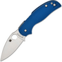 Spyderco SAGE 5 COBALT BLUE G-10 CPM SPY27 PLAINEDGE