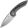KANSEPT ODD 21 Satin CPM 20CV 0.137''/3.5mm Titanium with Tiger Stripe Finish K1077A4