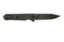 QSP Knife Mamba V2, Black Stonewash D2 Blade, Black Micarta Handle QS111-G2