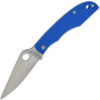 Spyderco GRASSHOPPER BLUE G-10 PLAINEDGE