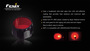 Fenix AOF-L Flashlight Filter, Red FEAOFLRED
