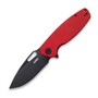 KUBEY Tityus Liner Lock Flipper Folding Knife Red G10 Handle KU322J