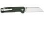 QPS Penguin V2 D2, finitura a 2 toni stonewash - satinata, Manico: Micarta verde QS130V