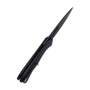 KUBEY Doris Couteau Pliant Front Flipper avec Liner Lock Manche Noir G10 KU324E
